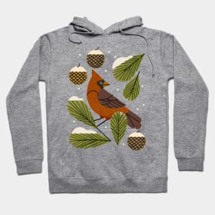 Winter Cardinal Hoodie